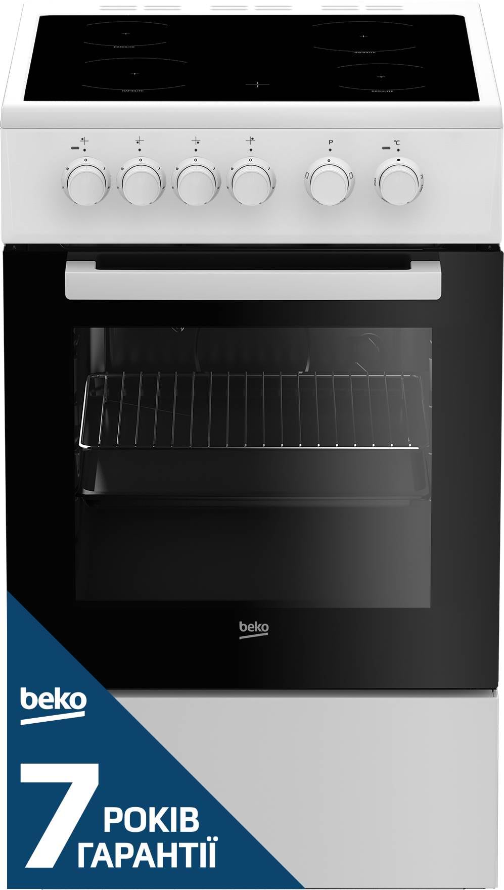 Плита электрическая Beko FSS57000GW - Фото 1