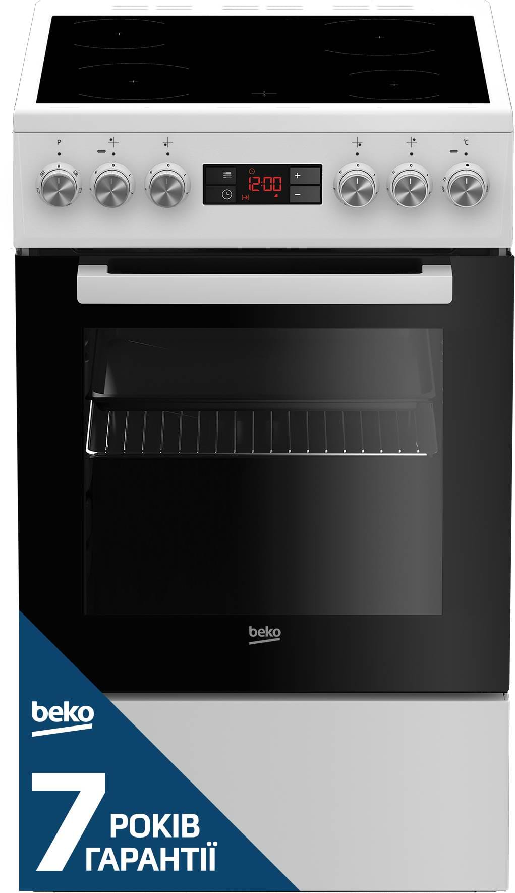 Плита электрическая Beko FSM57300GW - Фото 1