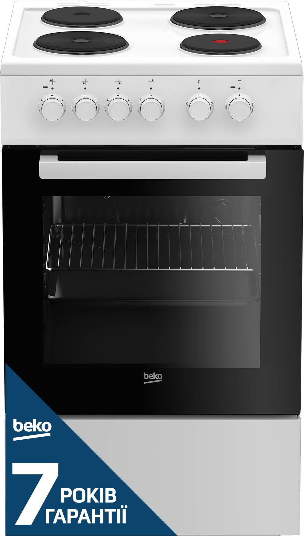 Плита электрическая Beko FSS56000GW - Фото 1