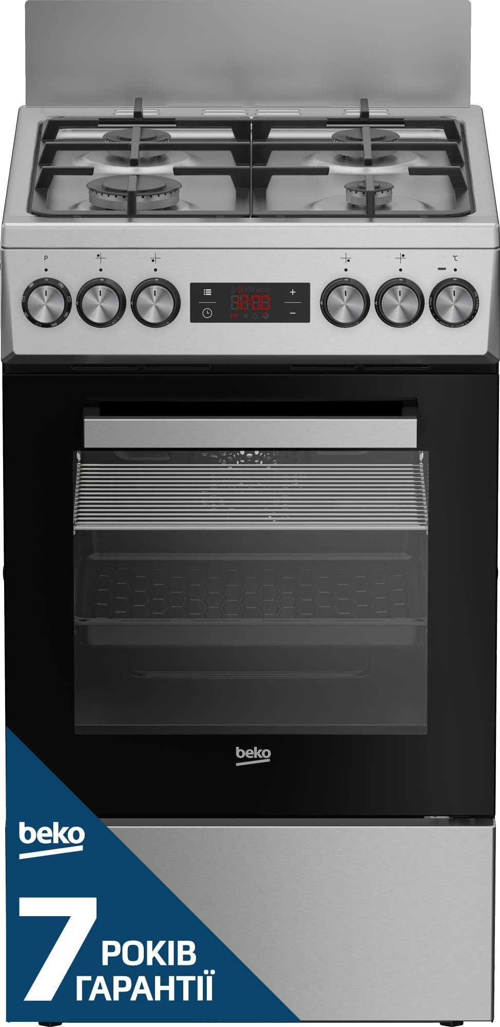 Плита газовая Beko FSM52334DXDS - Фото 1