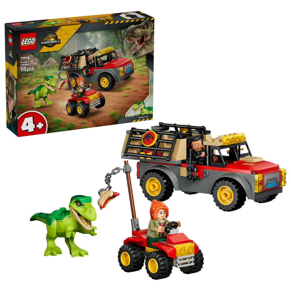 Конструктор LEGO Jurassic World Вантажівка для перевезення молодого тиранозавра (77978)