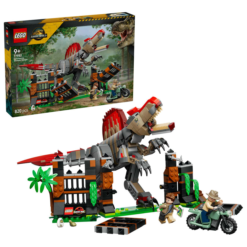 Конструктор LEGO Jurassic World Втеча спинозавра (77982)