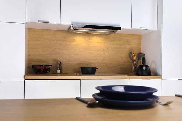 Фото - Уцінка - Витяжка вбудована Akpo WK-7 Light Glass Touch 1200 Inox+Black 60