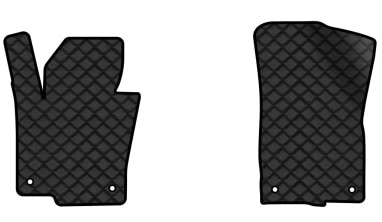 Коврики из экокожи в салон авто передние EVAtech для Passat (B6) (with armrest) Volkswagen 2005-2010 6 поколение Sedan EU VW31277AM2TL4BBB