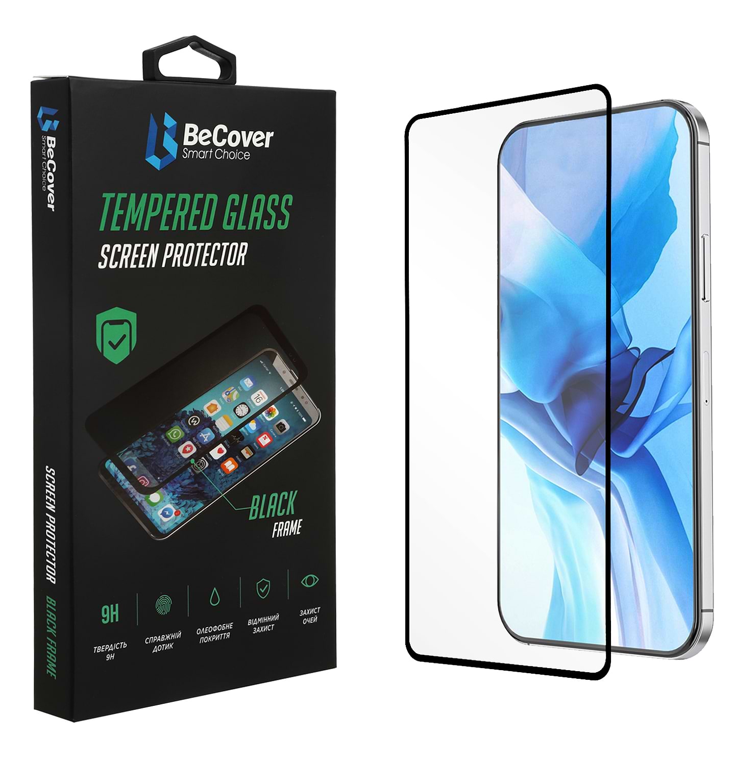 Захисне скло для смартфону BeCover for Samsung Galaxy A52 SM-A525 Black (706016) - Фото 1