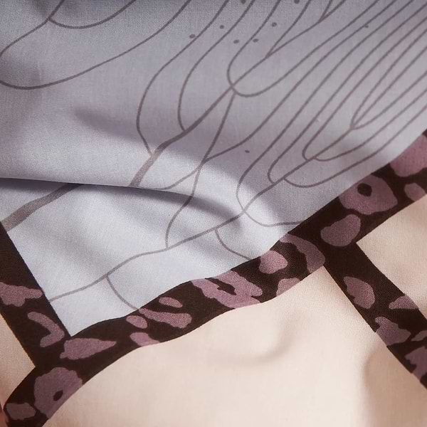 Фото - Комплект постільної білизни Moon&Star Бязь Gold Люкс Cozy Puzzle 143х210 см нав. 2х50х70 (MS-820009046)