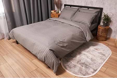 Пододеяльник двуспальный евро Moon&Star Бязь Gold Люкс Ice Grey King Size 220x240 см (MS-870000254)