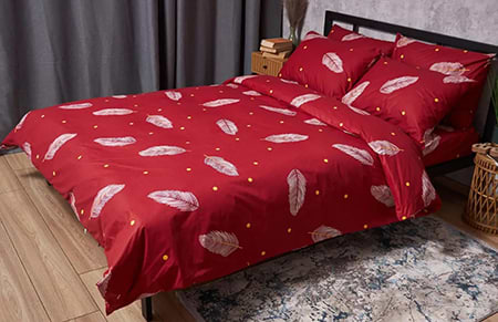 Підковдра полуторна Moon&Star Бязь Gold Люкс Lipstick 143 x 210 см (MS-870000285)