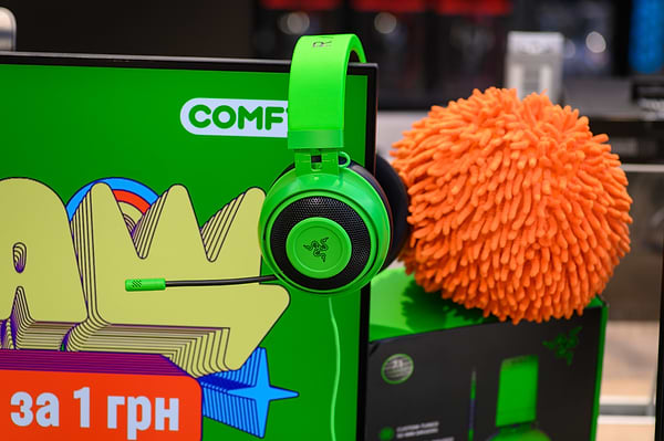 Фото - Гарнитура проводная игровая Razer Kraken Multi Platform Green (RZ04-02830200-R3M1)