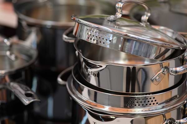 Фото - Набор посуды Tefal G719SA74 Duetto+ 10 пр. с ковшом (кастр. 24/22/20/18 с/кр., ковш 16 см с/кр)