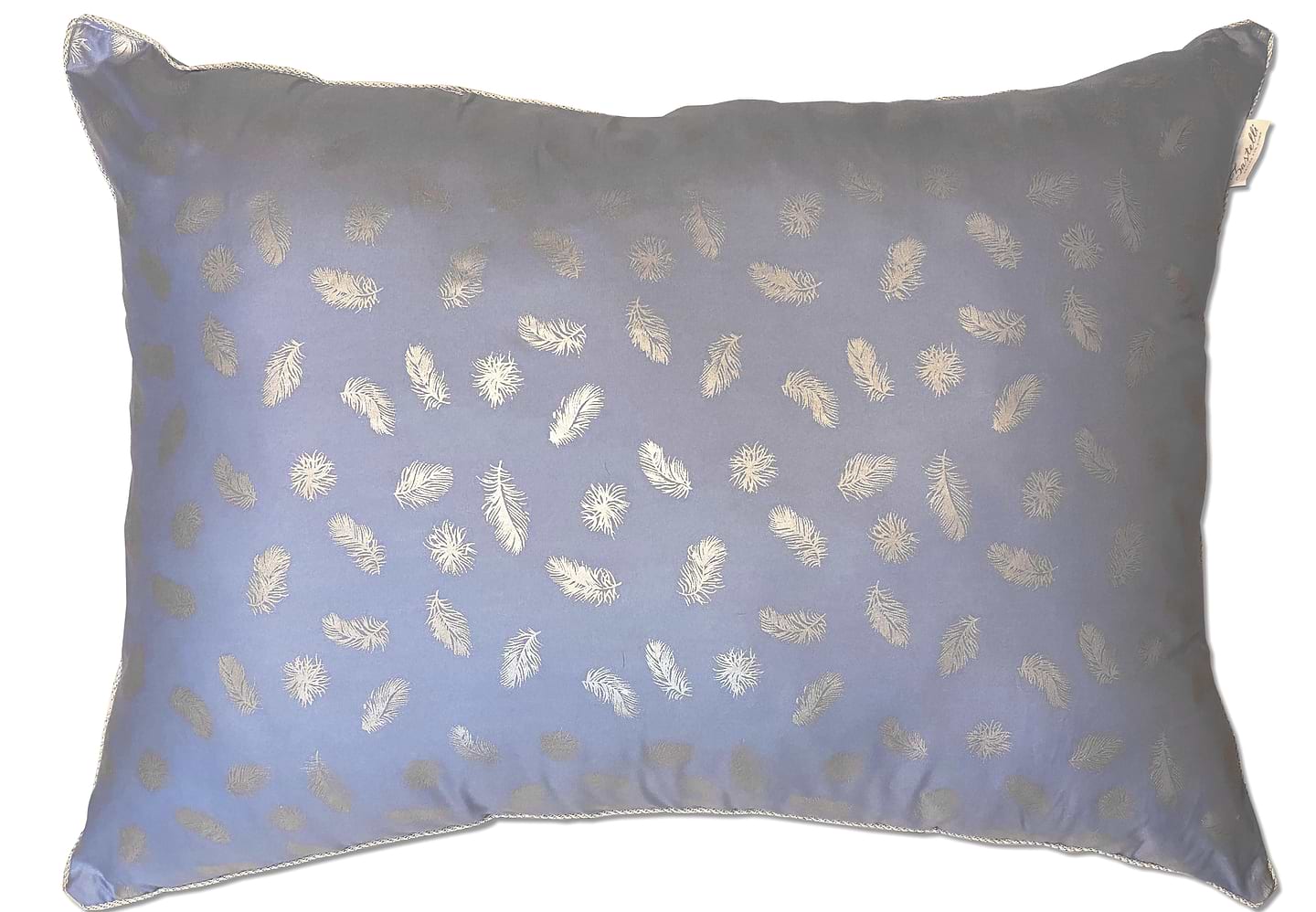 Подушка стандартна Zastelli Feather Лебединий пух 50х70 см синя (19654)