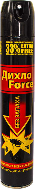 Аэрозоль от насекомых Force Дихло 400 мл NEW (8696630137029)