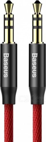 Кабель 3.5 мм -3.5 мм Baseus Yiven AUX Audio 3.5 1.5m Red-Black (CAM30-C91)