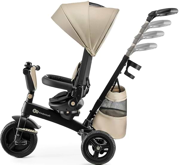 Фото - Трёхколёсный велосипед Kinderkraft Easytwist Beige (KREASY00BEG0000)