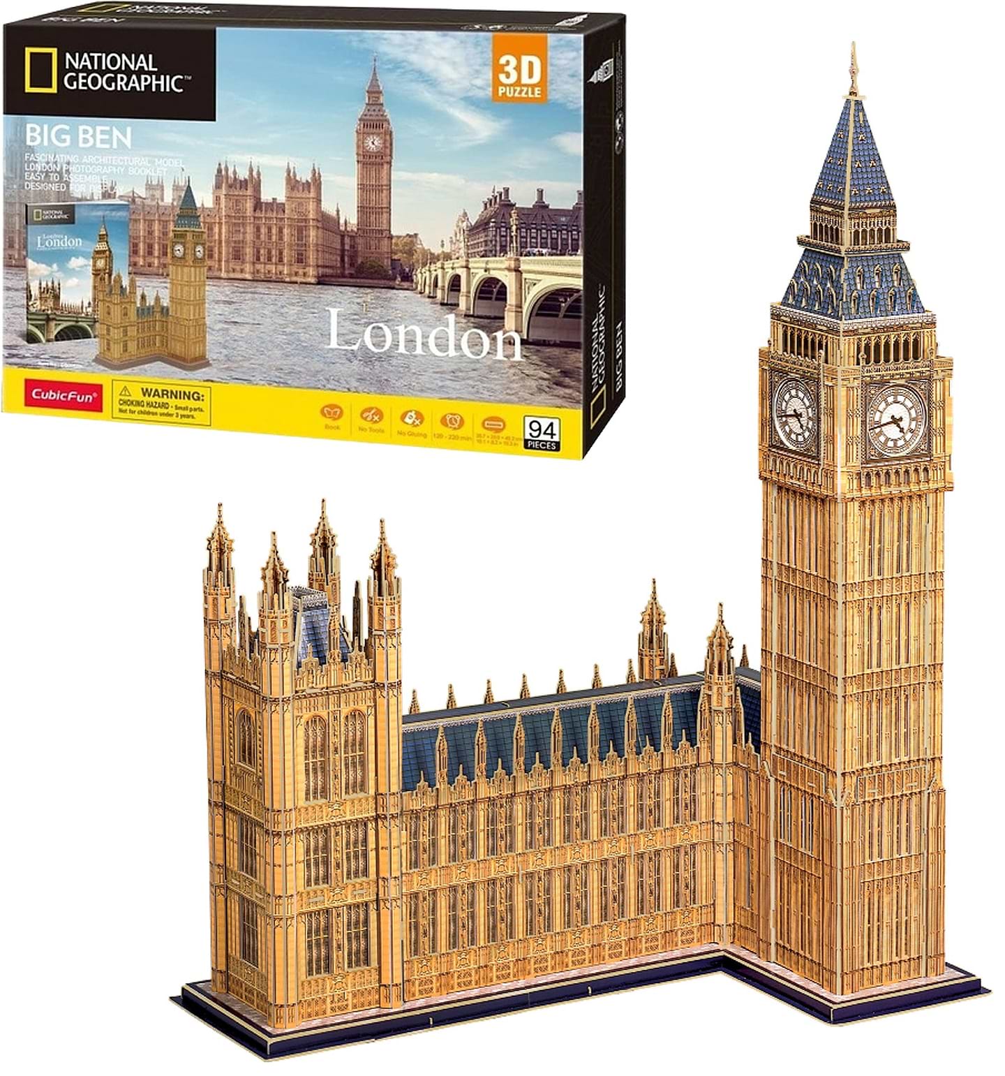 3D пазли Cubic Fun "Біг-Бен" (DS0992h)