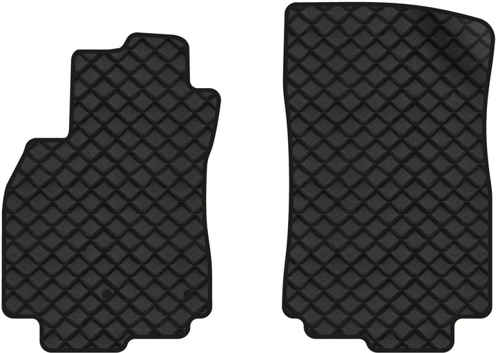 Килимки з екошкіри в салон авто передні EVAtech для Megane (III) AT Renault 2008-2016 3 покоління Combi EU RT3498ABV2RN2BBB