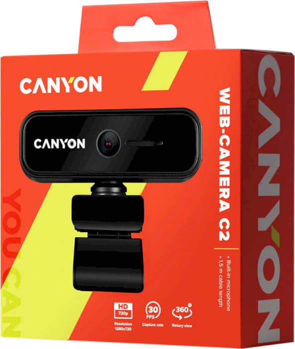 Фото - Веб-камера для компьютера Canyon CNE-HWC2