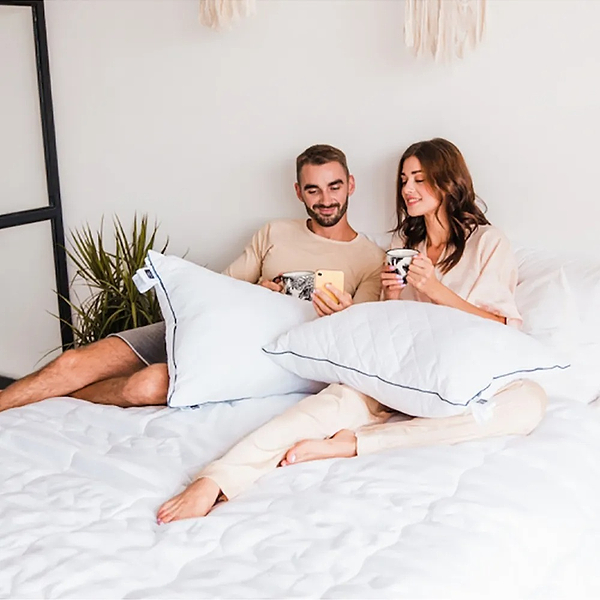 Фото - Подушка стандартна MirSon шовкова Royal Pearl 0518 універсальна 60х60 см (2200000042286)