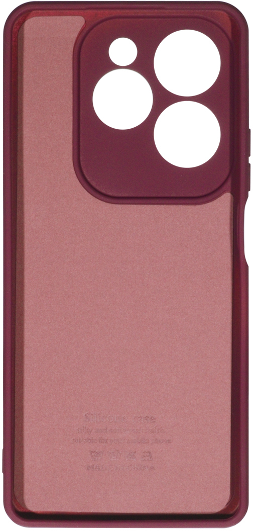 Фото - Чехол для смартфона Zarmans Soft Touch for Infinix Hot 40/40 Pro Burgundy (000002322)