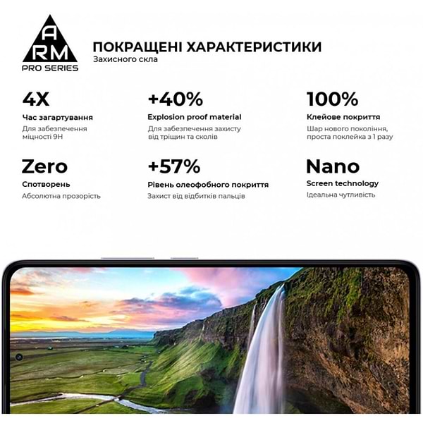 Фото - Захисне скло для смартфону Armorstandart Pro for Xiaomi Redmi Note 14 4G Black (ARM79679)