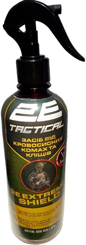 Фото - Спрей от насекомых 2E и клещей Extreme Shield 500 мл (2E-RPLNTPN05-500)