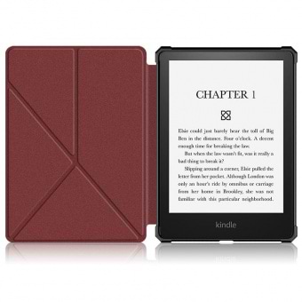 Фото - Чехол для электронной книги BeCover Ultra Slim Origami for Amazon Kindle Paperwhite 11th Gen. 2021 Red Wine (707222)