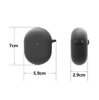 Фото - Чехол для наушников BeCover Silicon for Xiaomi Redmi Buds 3 Pro Black (707461)
