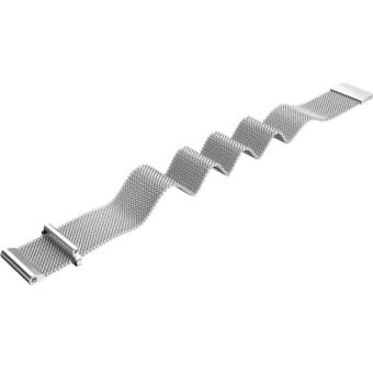 Фото - Ремінець для смарт-годинника BeCover Milanese Style for Xiaomi iMi KW66 (22mm)/Mi Watch Color/Haylou LS01/Watch S1 Active Silver (707747)