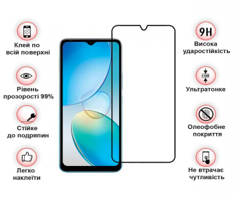 Фото - Захисне скло для смартфону BeCover for Infinix Note 12 (X663D) Black (708142)