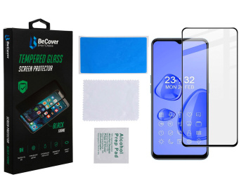 Фото - Захисне скло для смартфону BeCover for Realme 10 Black (708570)