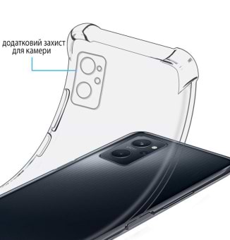 Фото - Чехол для смартфона BeCover Anti-Shock for Realme 9i Clear (708924)