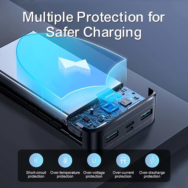 Фото - Батарея мобільна Joyroom 20000mAh 22.5W PD QC3.0 AFC Black (JR-QP192)