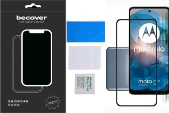 Фото - Захисне скло для смартфону BeCover for Motorola Moto G24/G24 Power Black (710716)
