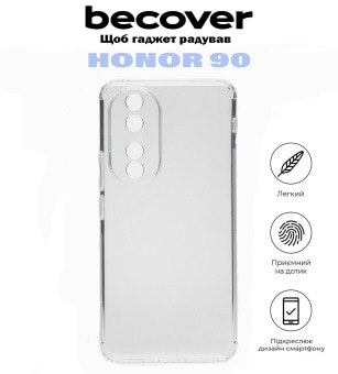 Фото - Чехол для смартфона BeCover for Honor 90 Transparancy (710874)