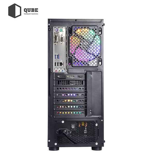 Фото - Системный блок QUBE QB Ryzen 5 5600X RX 550 4GB 161 (Ryzen55600XRX 5504GB161)