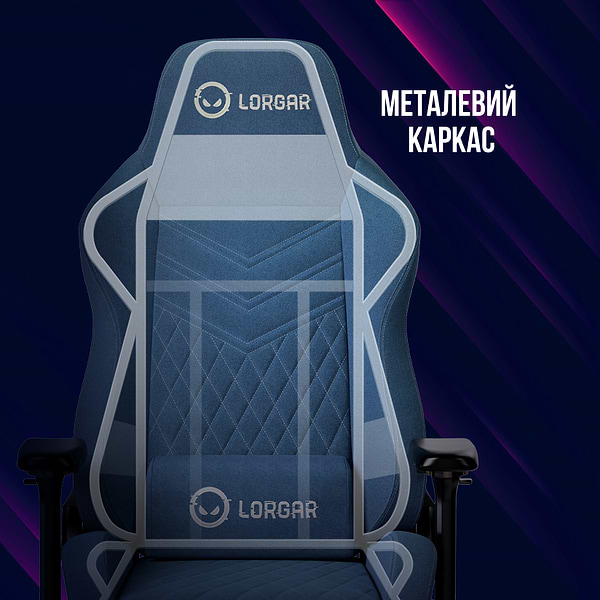 Фото - Кресло для геймеров Lorgar Ace 422 Blue (LRG-CHR422BL)