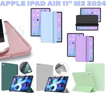 Фото - Чехол для планшета Becover Tri Fold Soft TPU Silicone for Apple iPad Air 11" M2/M3 (2024/2025) Green (711407)