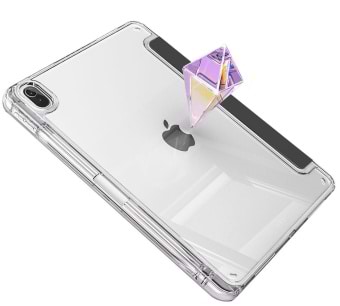Фото - Чехол для планшета BeCover Ultra Slim Origami Transparent с креплением Apple iPad Air 13'' (M2)/iPad Air 13'' (M3) Black (711695)