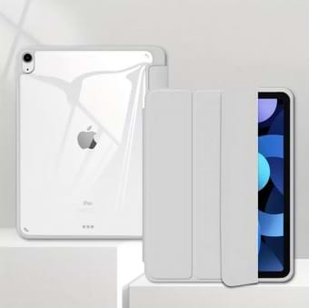 Фото - Чохол для планшета BeCover Soft Edge TPU з кріпленням Apple Pencil for Apple iPad Air (4/5) 2020/2022 10.9'' Gray (711699)