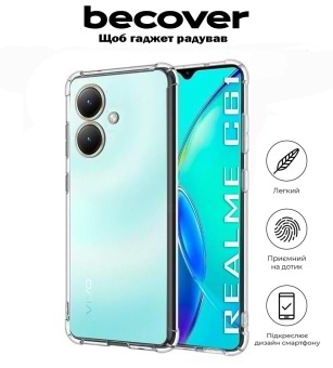 Фото - Чохол для смартфону BeCover Anti-Shock for Realme C61 Clear (711899)