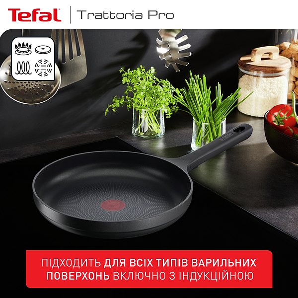 Фото - Сковорода универсальная Tefal Trattoria Pro 26 см (G6120544)