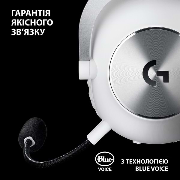 Фото - Гарнитура беспроводная игровая Logitech G PRO X 2 LightSpeed Wireless White (981-001269)