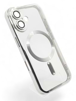 Фото - Чехол для смартфона BeCover TPU Chrome Case (MagSafe) for Apple iPhone 16 Silver (712073)
