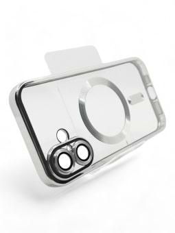 Фото - Чехол для смартфона BeCover TPU Chrome Case (MagSafe) for Apple iPhone 16 Silver (712073)