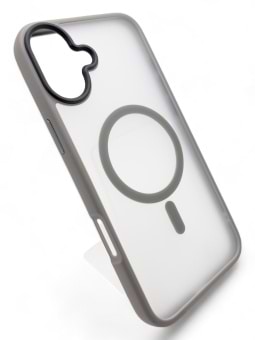 Фото - Чохол для смартфону BeCover Metal Buttons Case (MagSafe) for Apple iPhone 16 Plus Gray (712095)