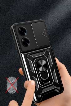 Фото - Чохол для смартфону BeCover Military for ZTE Blade A34 Black (712173)