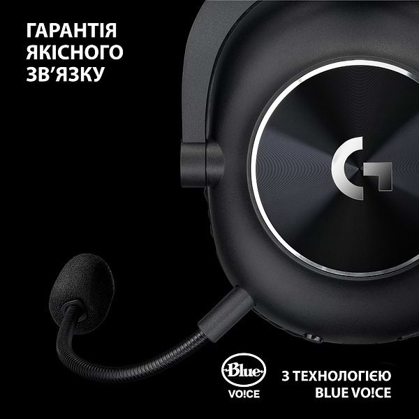Фото - Гарнітура бездротова ігрова Logitech G PRO X 2 LightSpeed Wireless Black (981-001263)