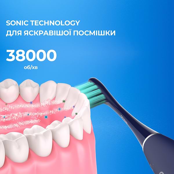 Фото - Зубная щетка электрическая Oclean Flow Sonic Electric Toothbrush Blue (6970810551860)