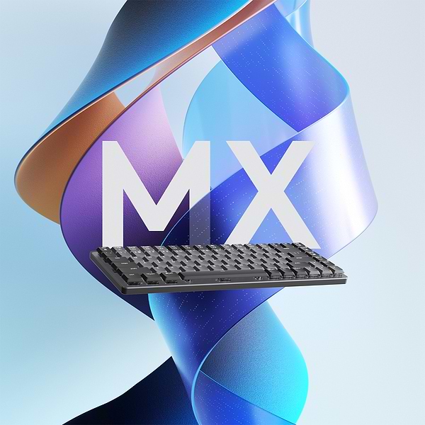 Фото - Клавіатура бездротова Logitech MX Mechanical Mini Illuminated BT Clicky Graphite UA (920-010782)