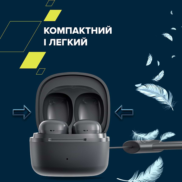 Фото - Навушники вкладиші бездротові TWS Canyon OnGo 4 mini TWS Gray (CNS-TWS4G)